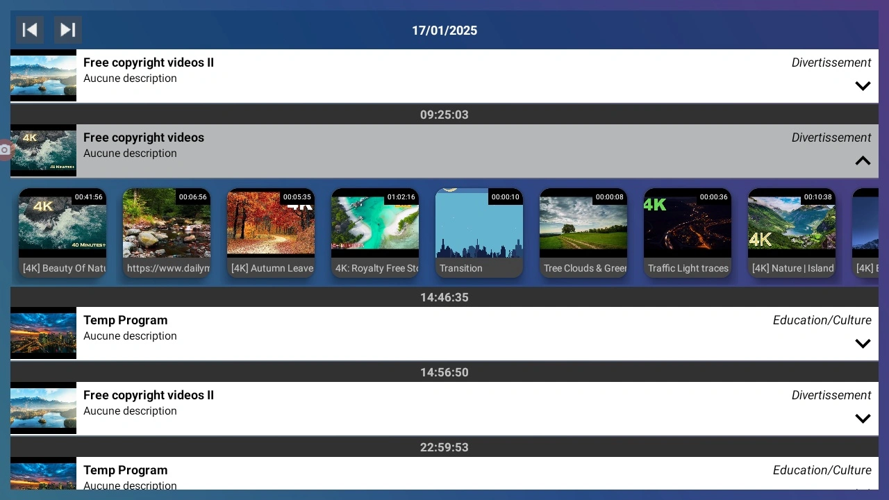 Build your TV channel